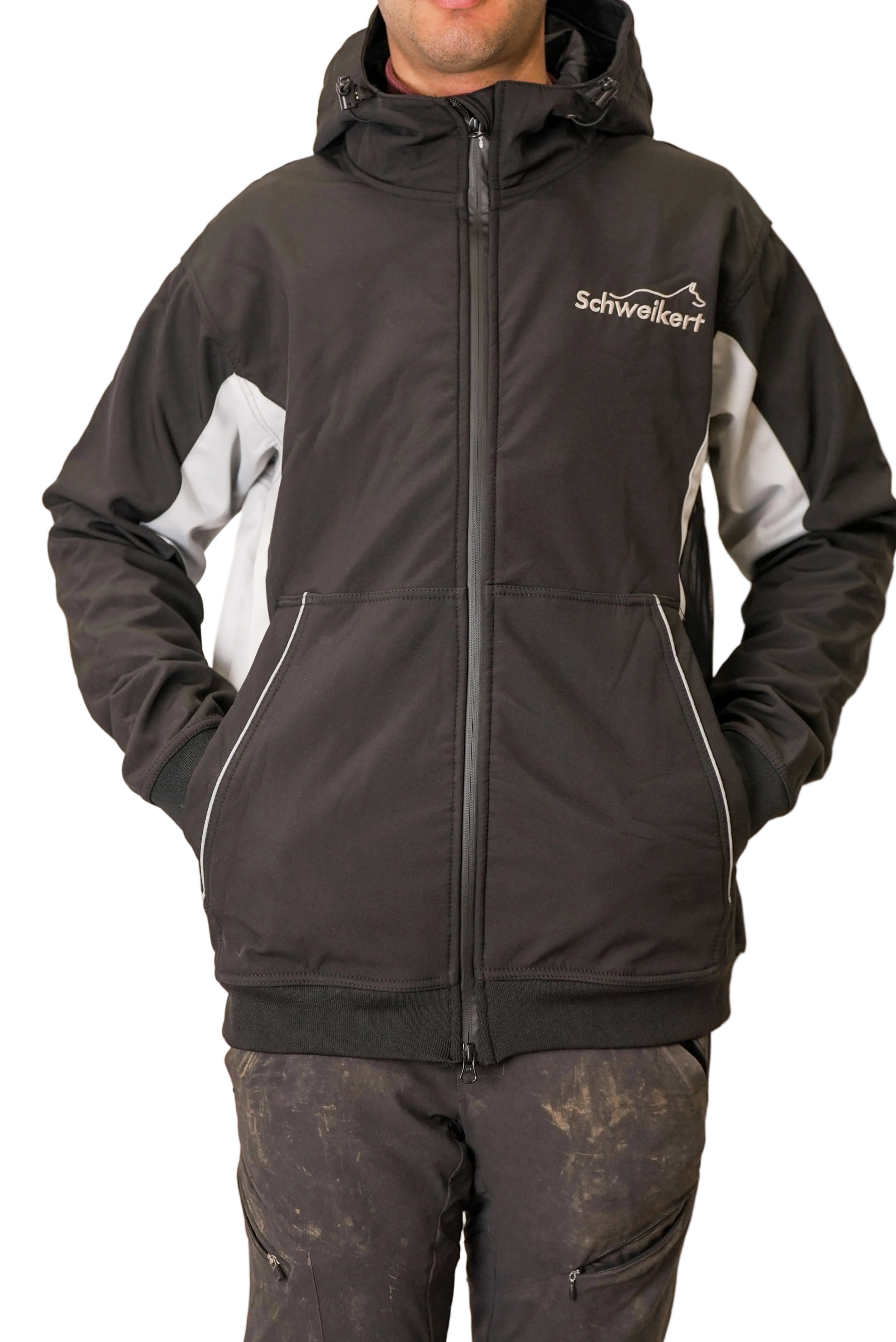 Schweikert All Weather Dog Sport Jacket Unisex Black front1