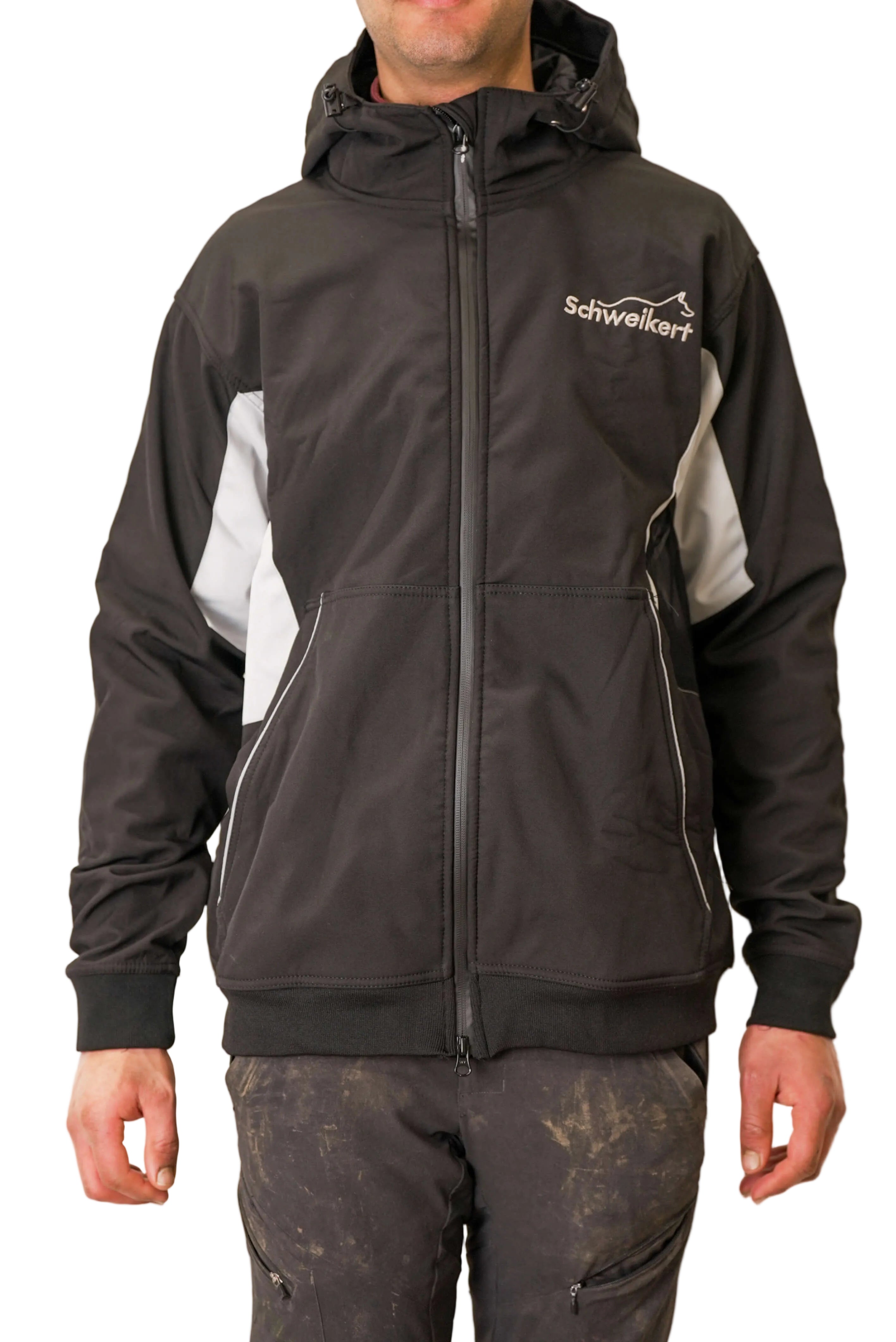 Schweikert All Weather Dog Sport Jacket Unisex Black front 2