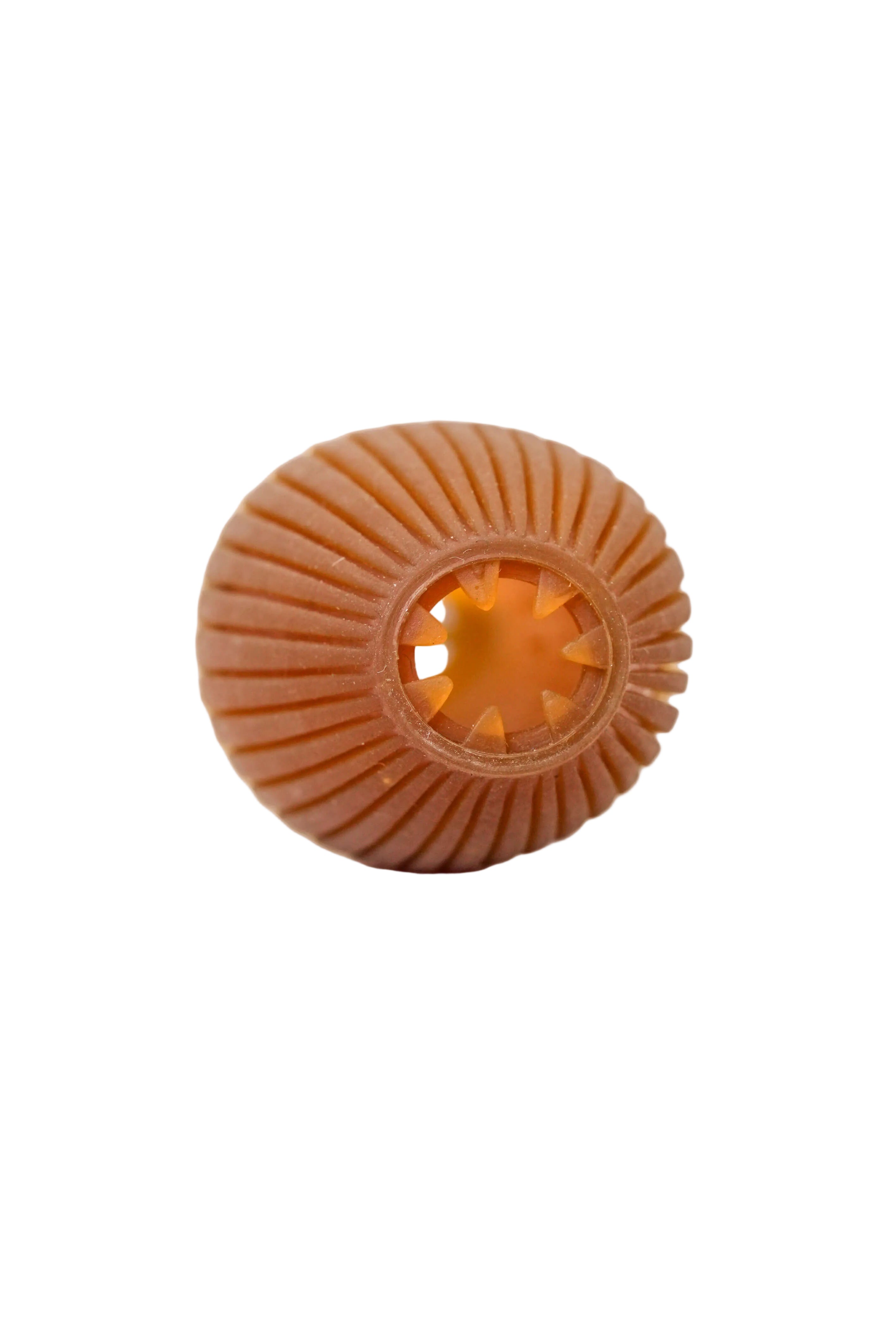 Schweikert Barrel Organic Natural Rubber Treat Dispenser side
