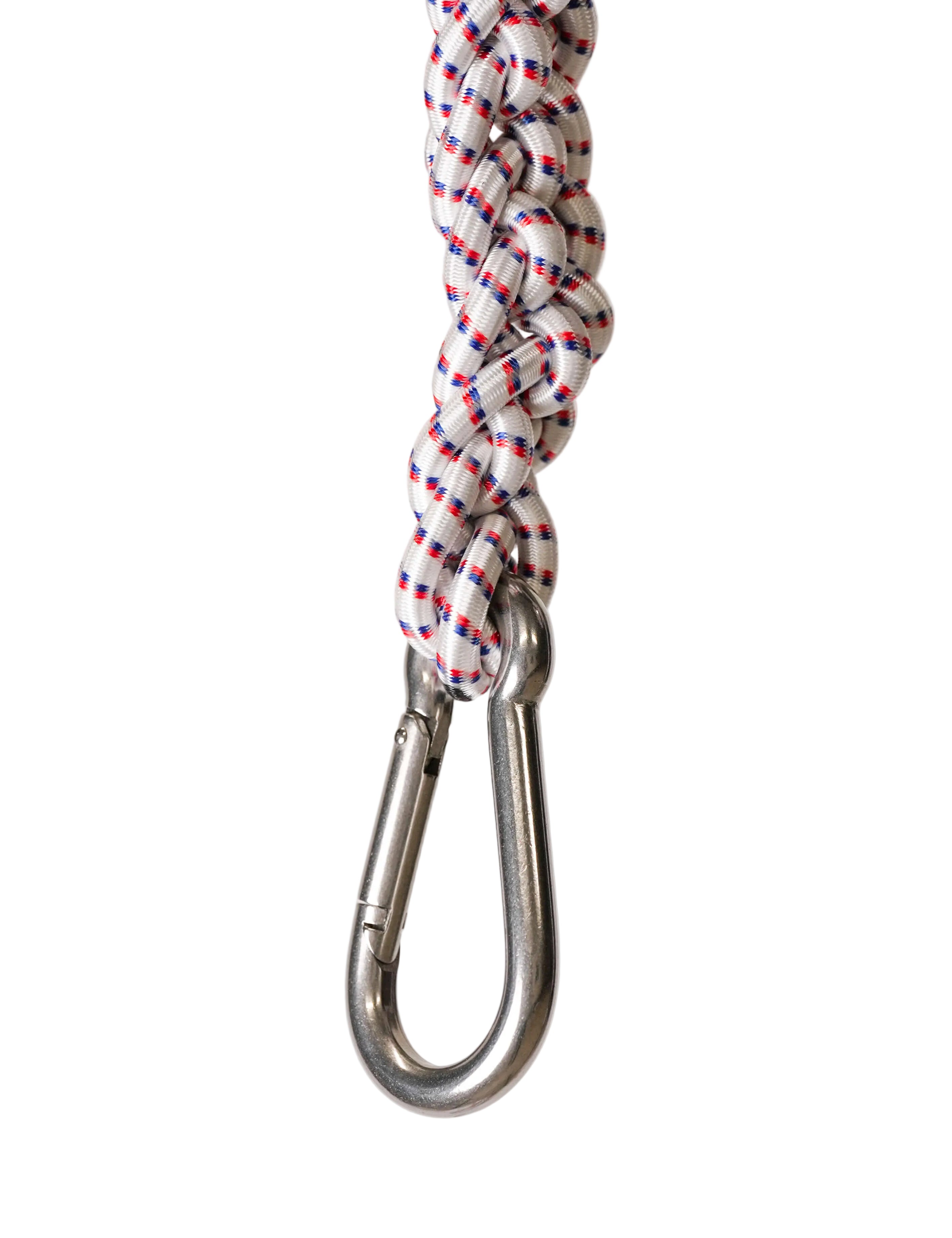 Schweikert Braided Tie Out Bungee Lead stainless steel clip hook