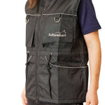 Schweikert Cordura Dog Training Vest Unisex Black front angle