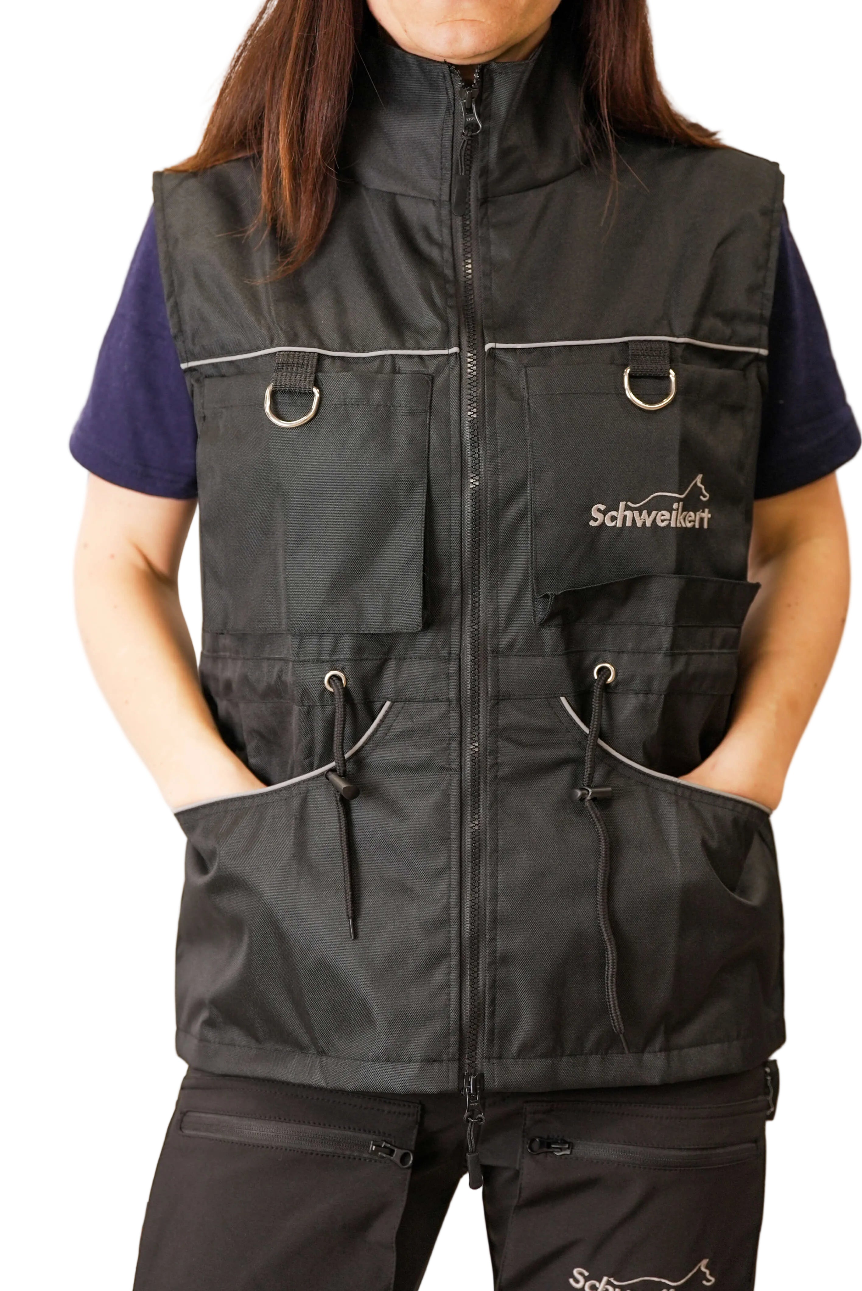 Schweikert Cordura Dog Training Vest Unisex Black main