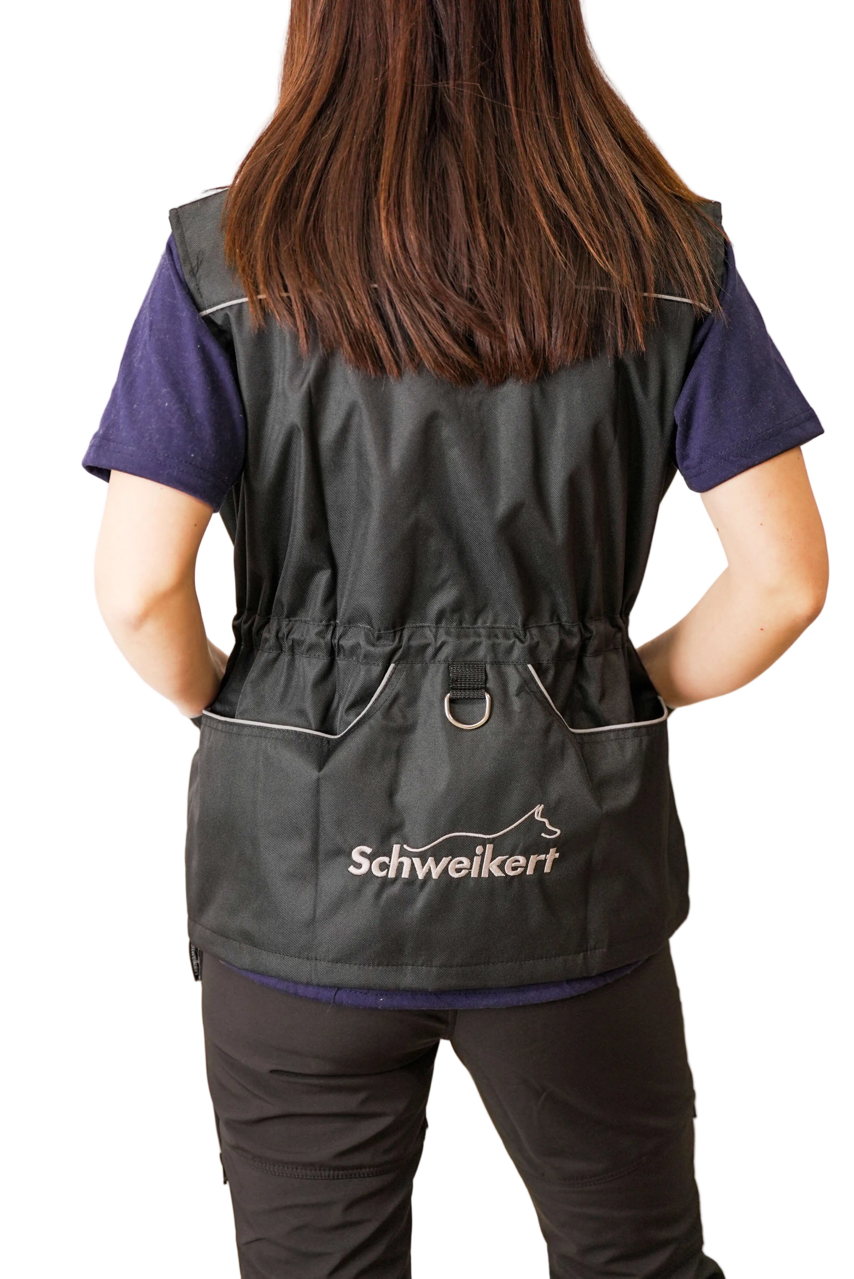 Schweikert Cordura Dog Training Vest Unisex Black rear