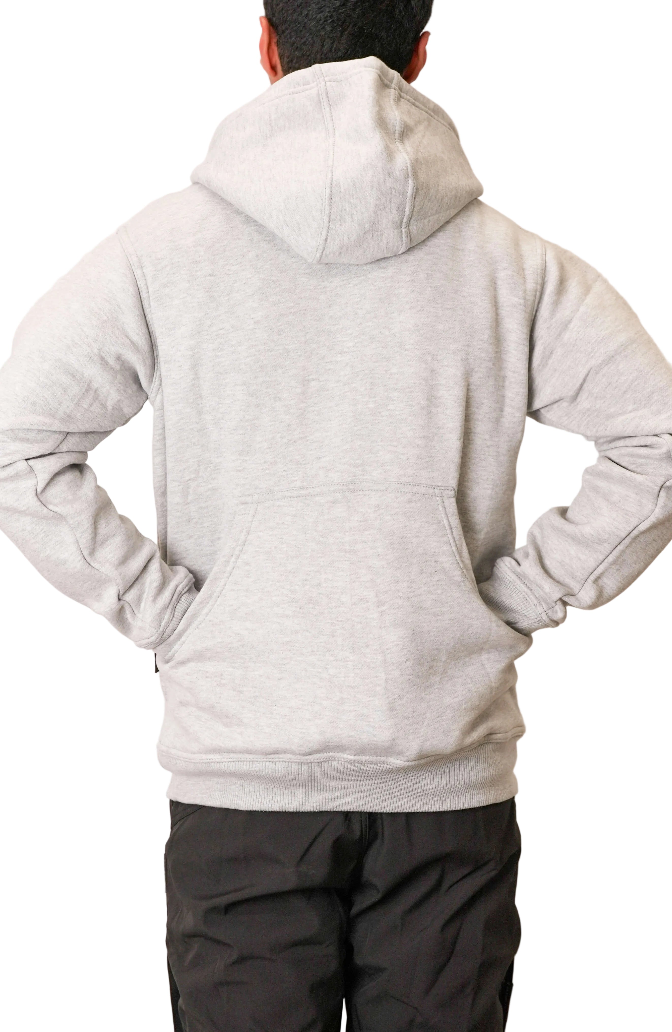 Schweikert Dog Training Hoodie Unisex Grey back alternate