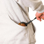 Schweikert Dog Training Hoodie Unisex Grey back pocket