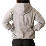 Schweikert Dog Training Hoodie Unisex Grey back pockets