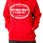 Schweikert Dog Training Hoodie Unisex Red front pockets