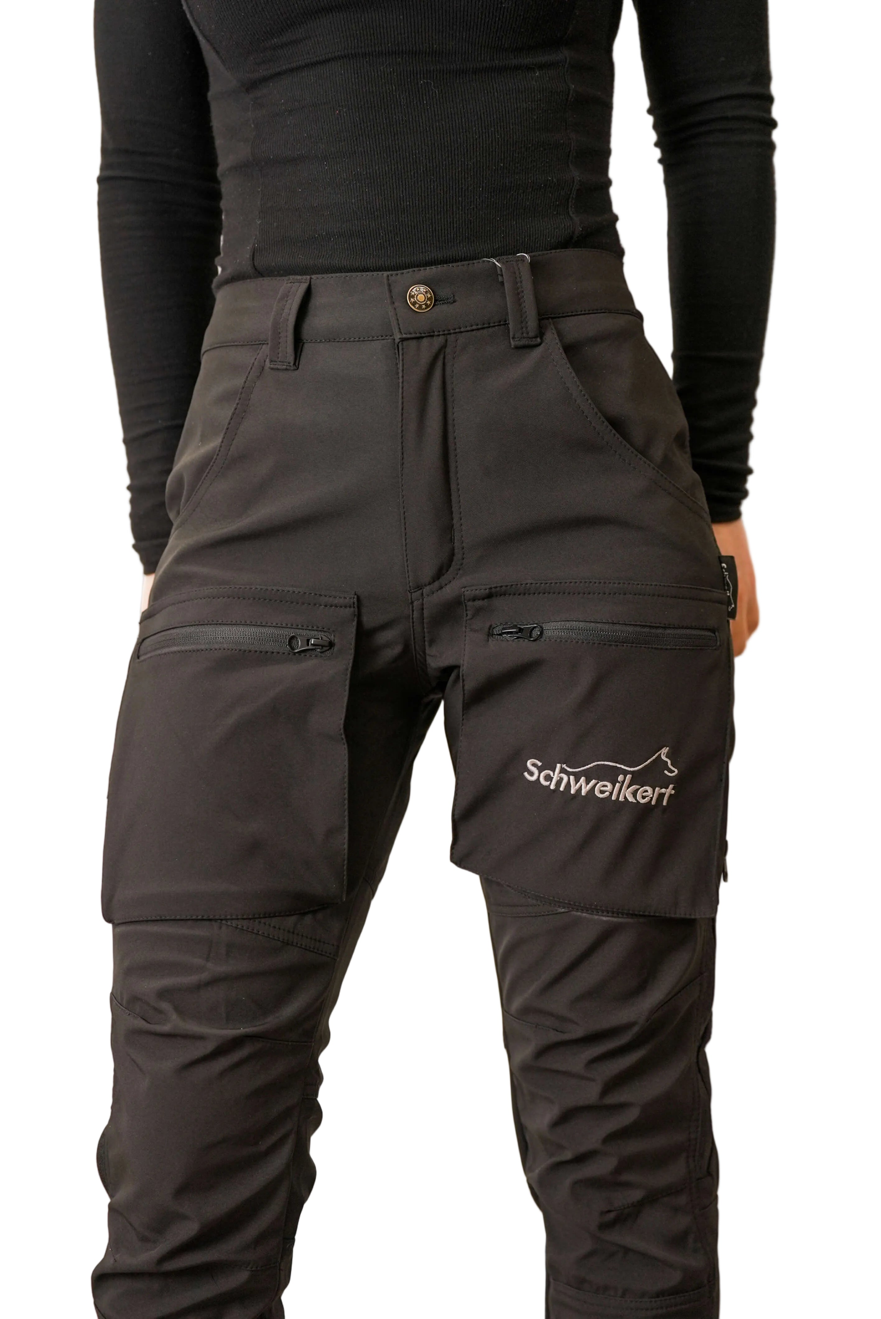 Schweikert Dog Training Trousers Unisex Black front 2