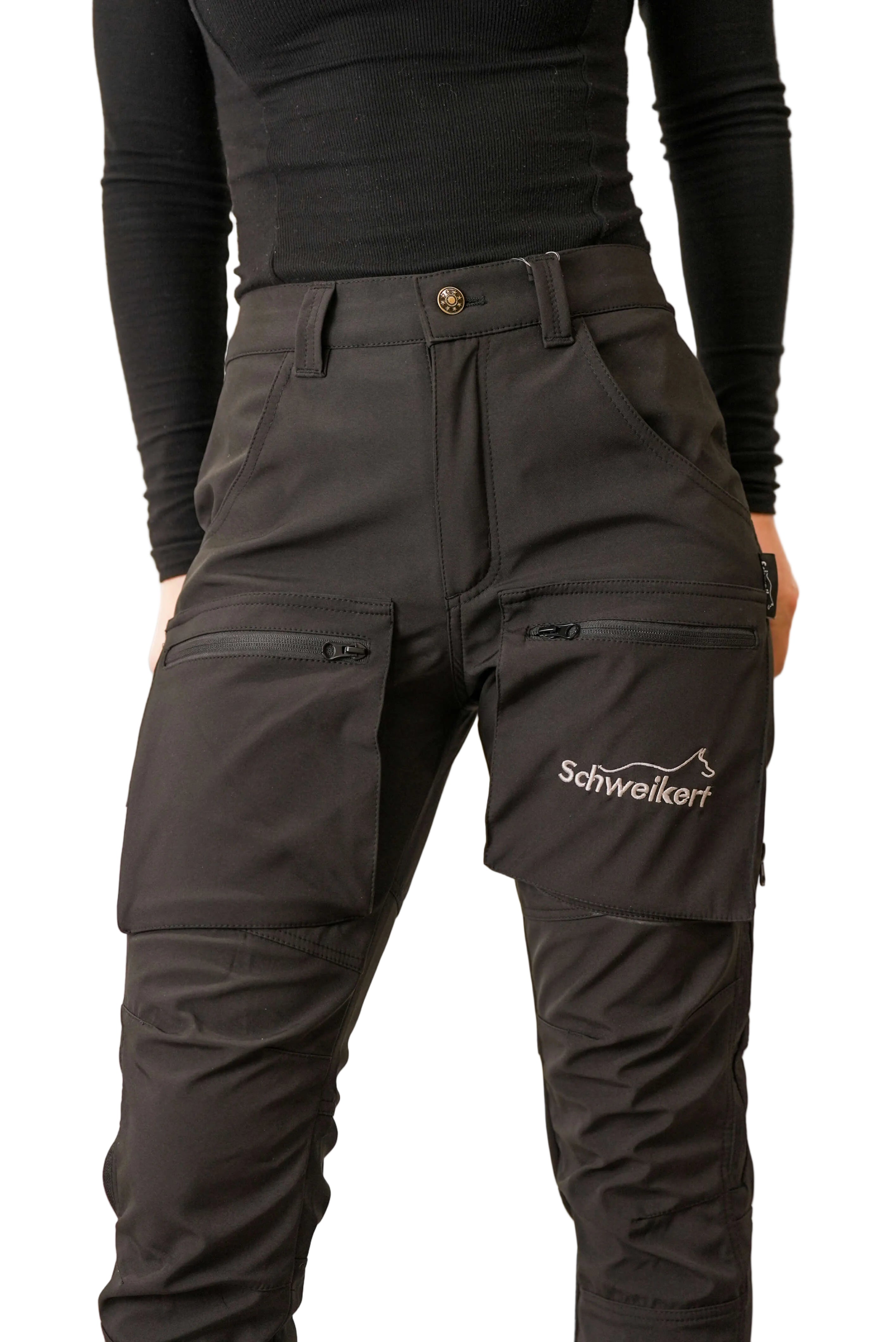 Schweikert Dog Training Trousers Unisex Black front 3