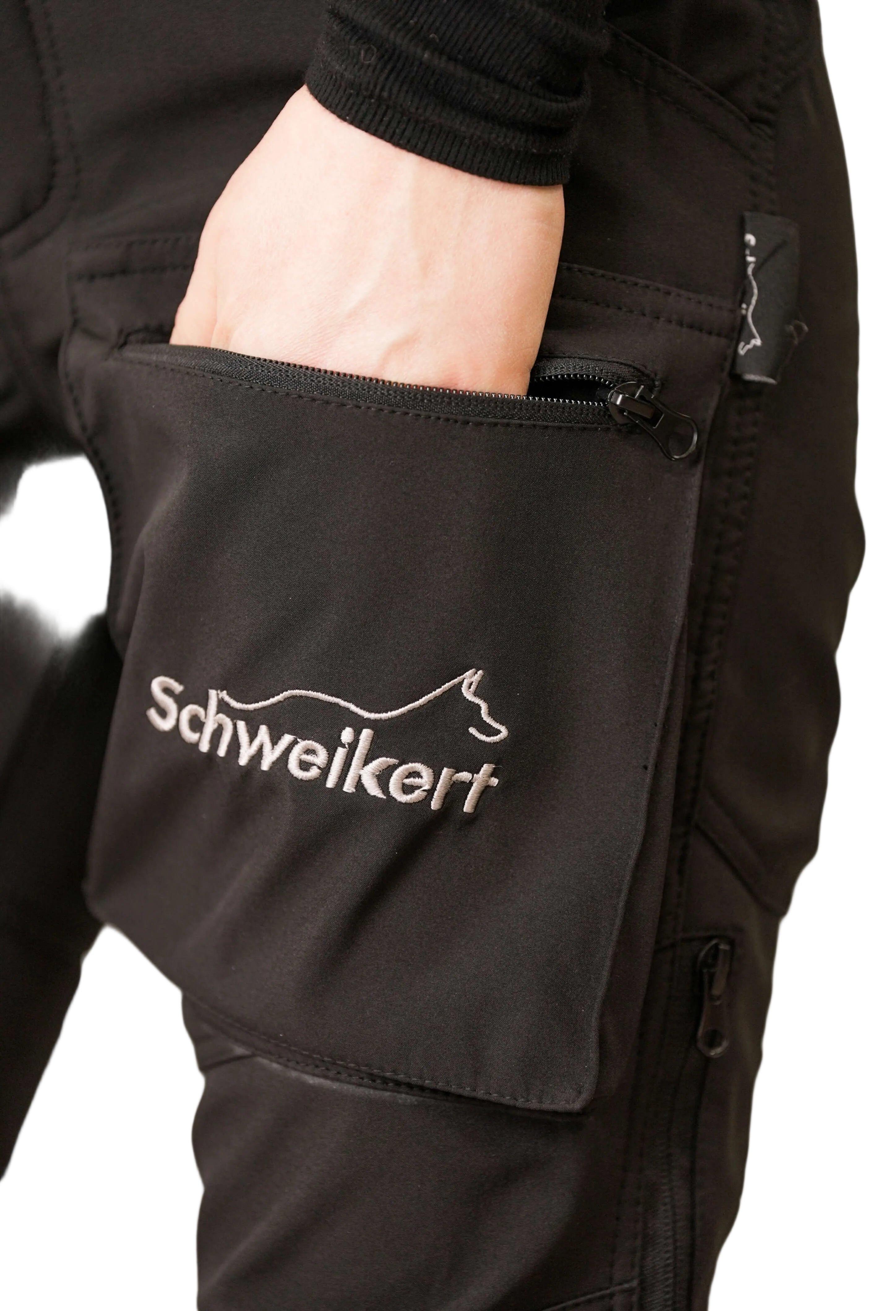 Schweikert Dog Training Trousers Unisex Black pocket