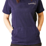 Schweikert Dog Training T-Shirt Unisex Navy front pockets