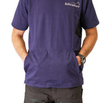 Schweikert Dog Training T-Shirt Unisex Navy front pockets alternate