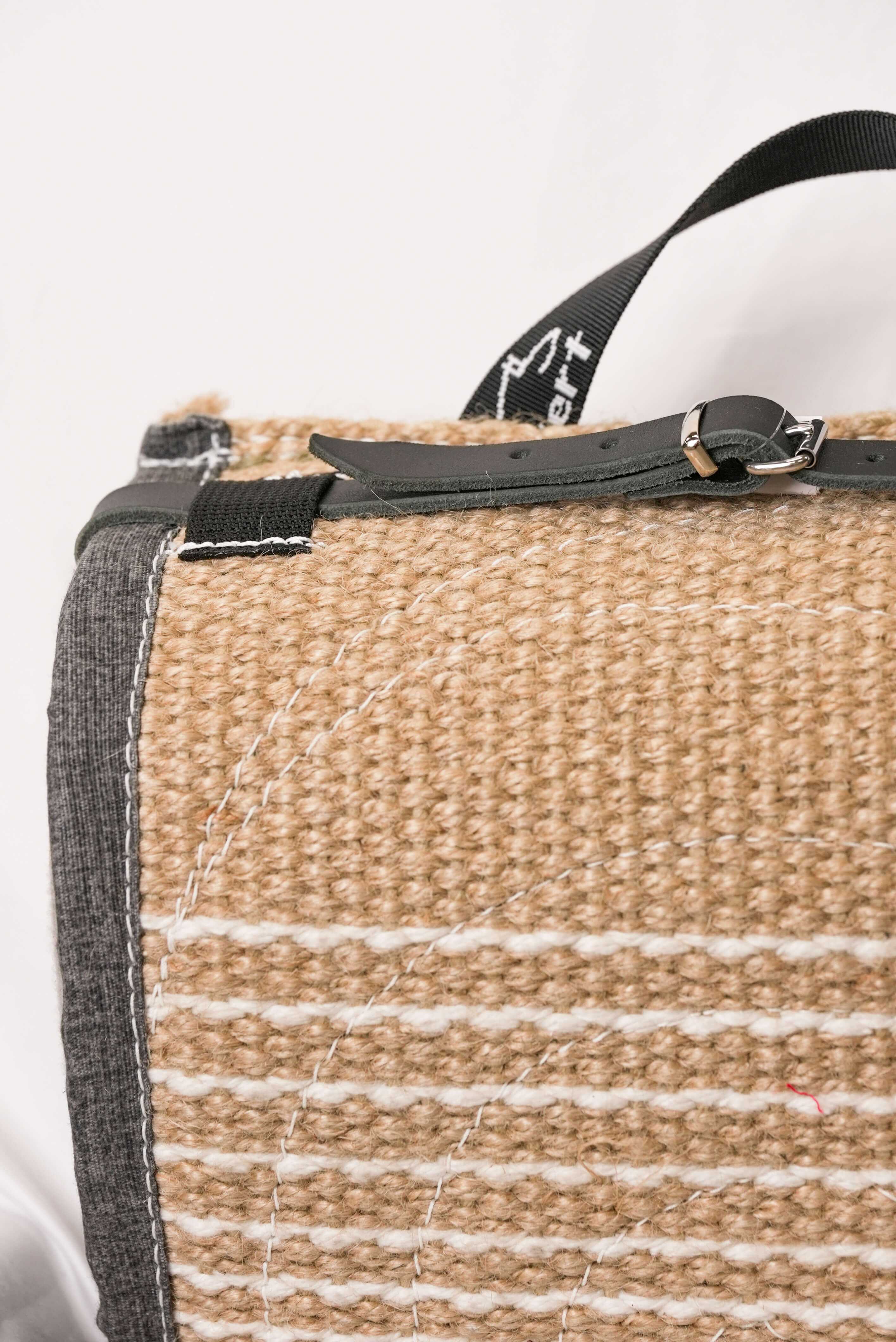 Schweikert Forearm Bite Pad with Jute Cover strap