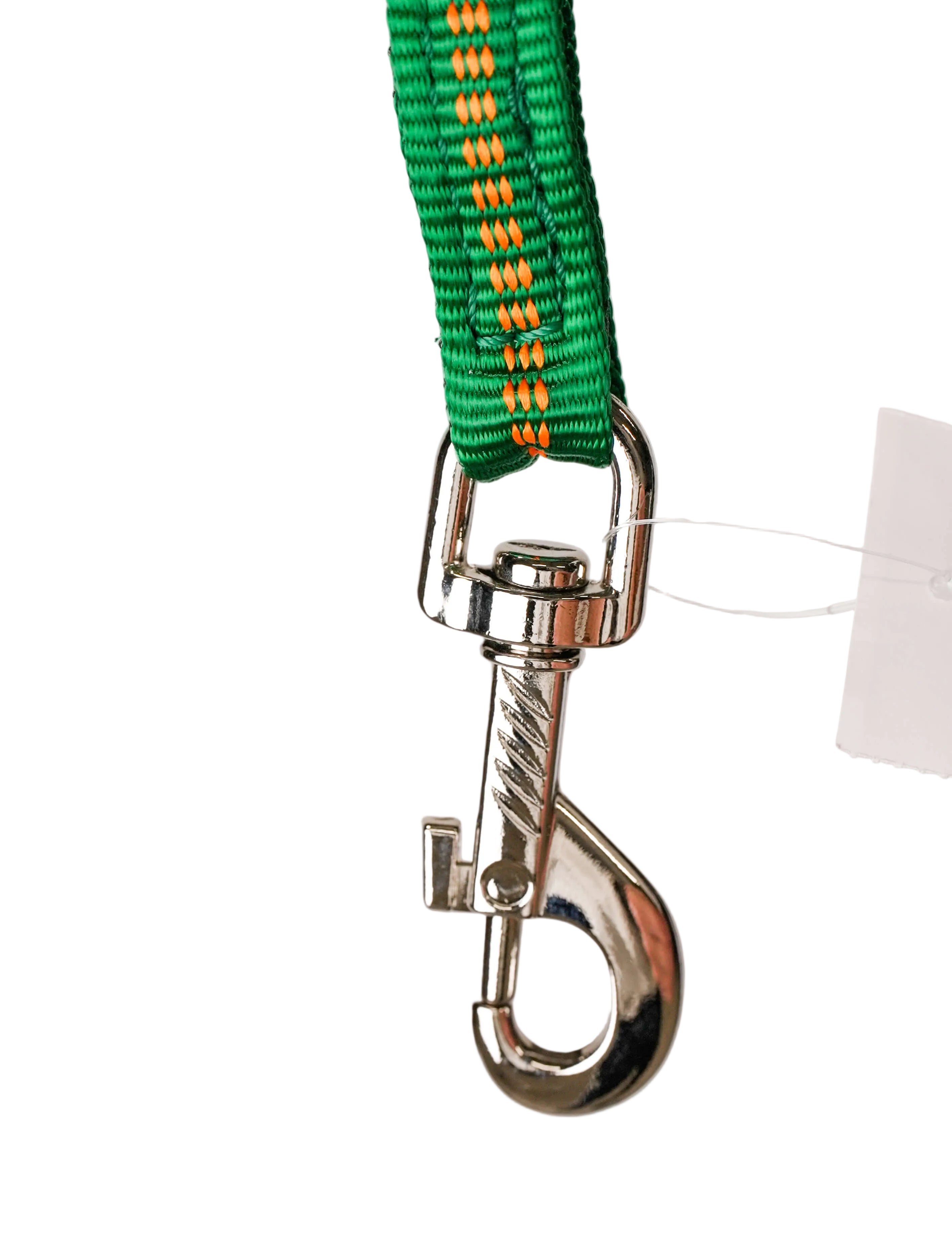 Schweikert Hose-Webbing Lead Green 16 mm Open End stainless steel hook