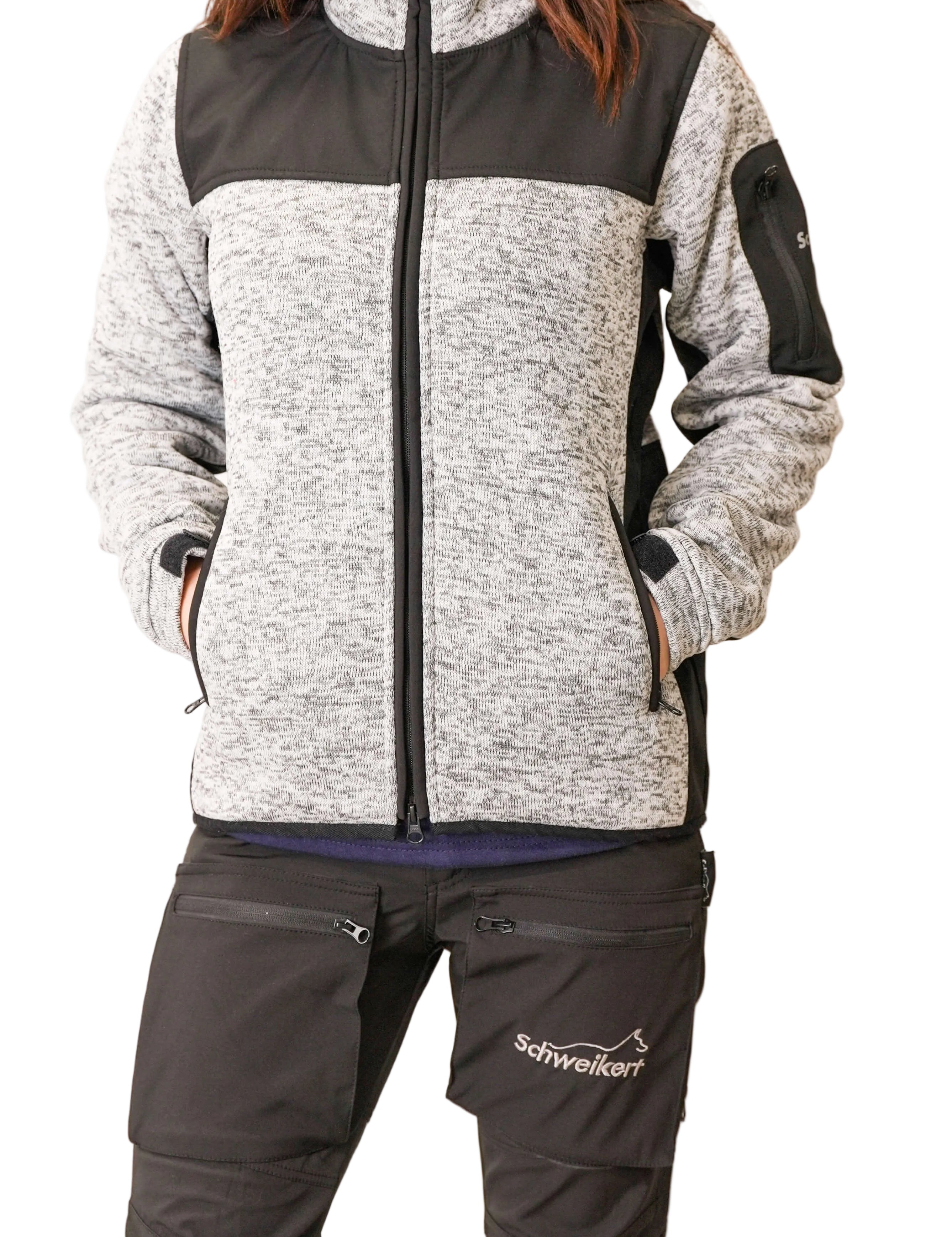 Schweikert Hybrid Dog Sport Jacket Unisex Grey & Black main