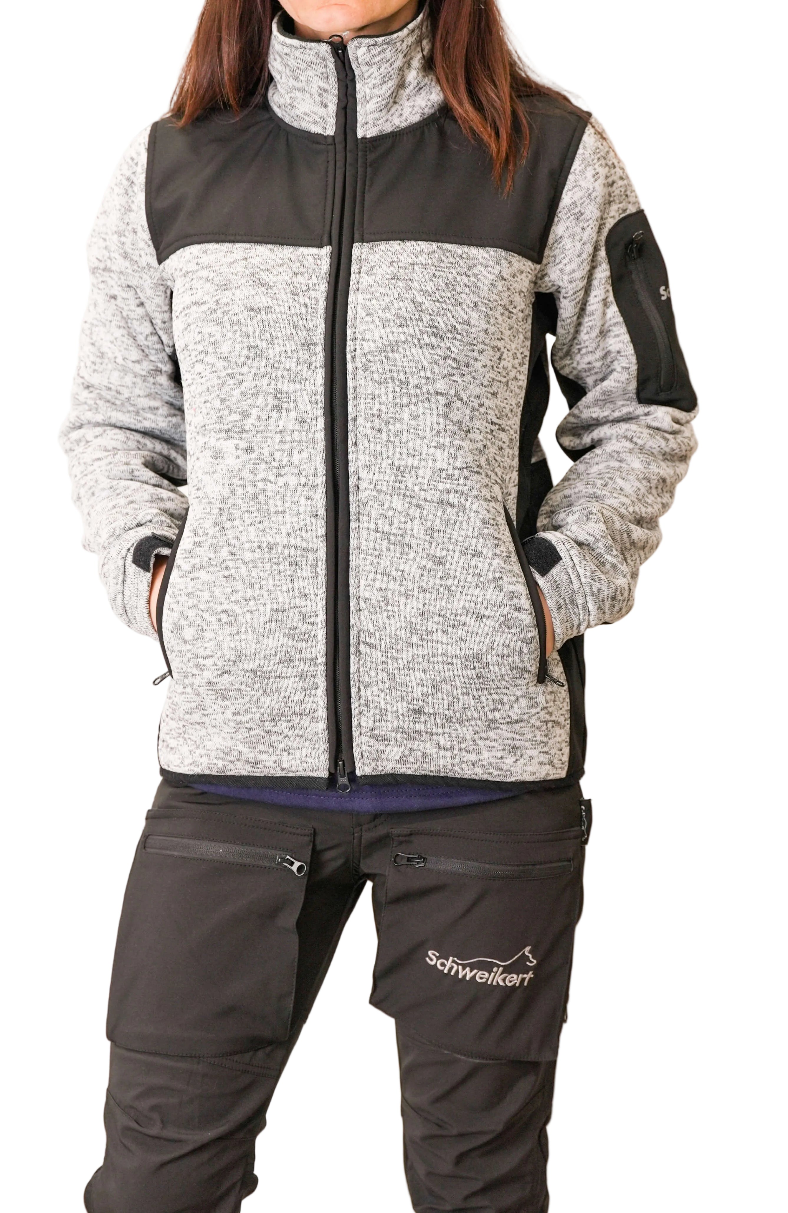 Schweikert Hybrid Dog Sport Jacket Unisex Grey & Black main