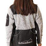 Schweikert Hybrid Dog Sport Jacket Unisex Grey & Black rear