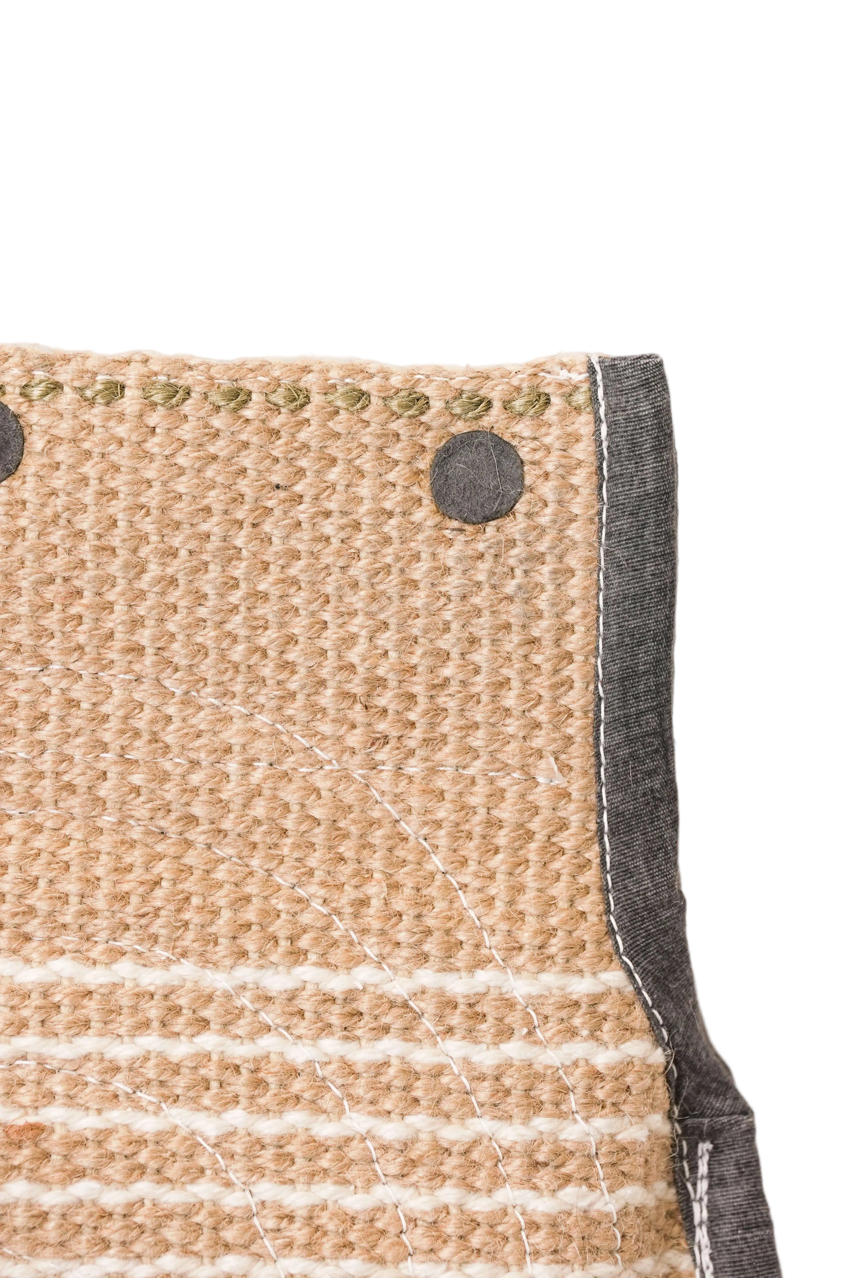 Schweikert "Jim" Jute Bite Pad with 3 Grips material