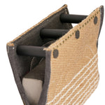 Schweikert "Jim" Jute Bite Pad with 3 Grips top angle