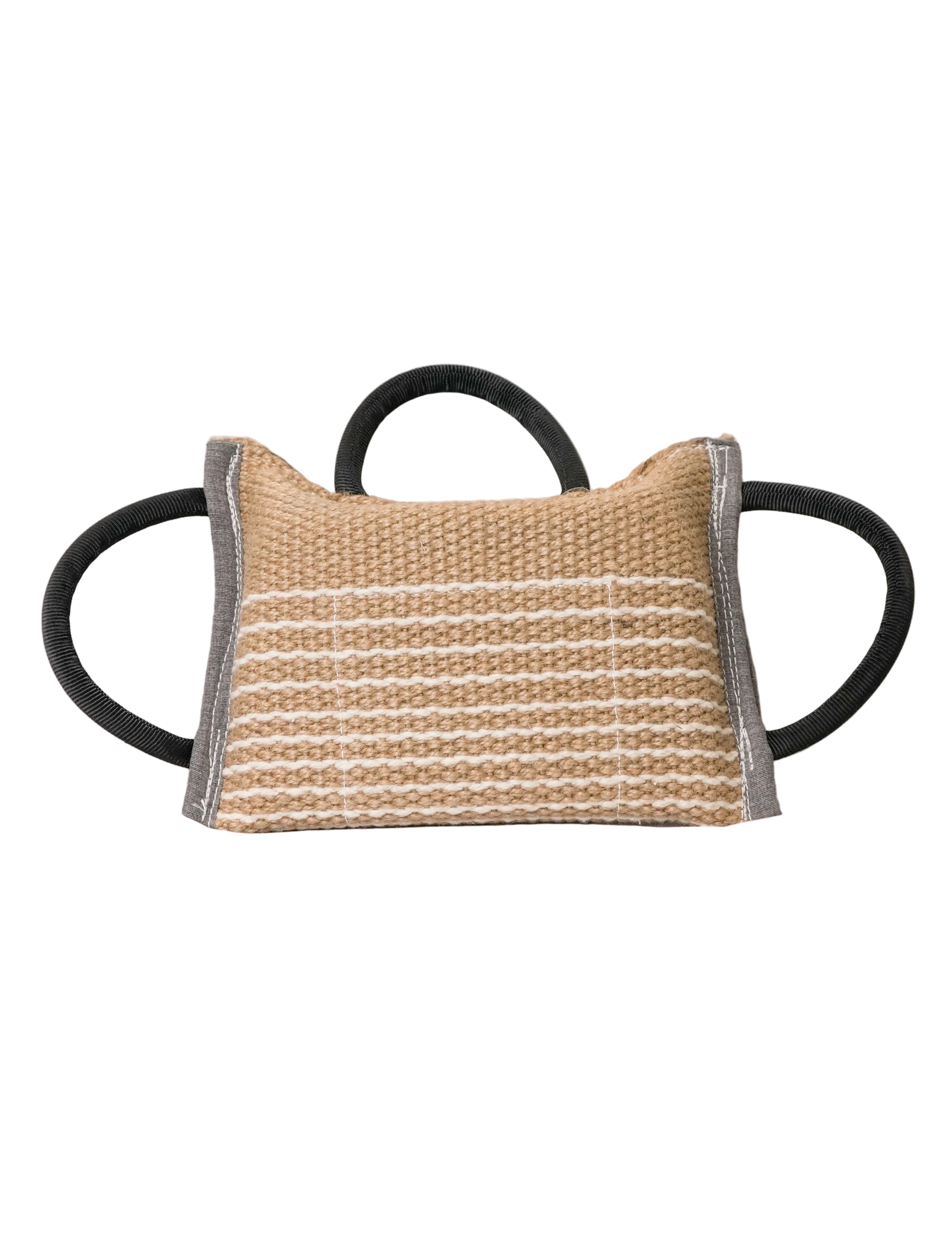 Schweikert Jute Bite Pad with 3 Handles front
