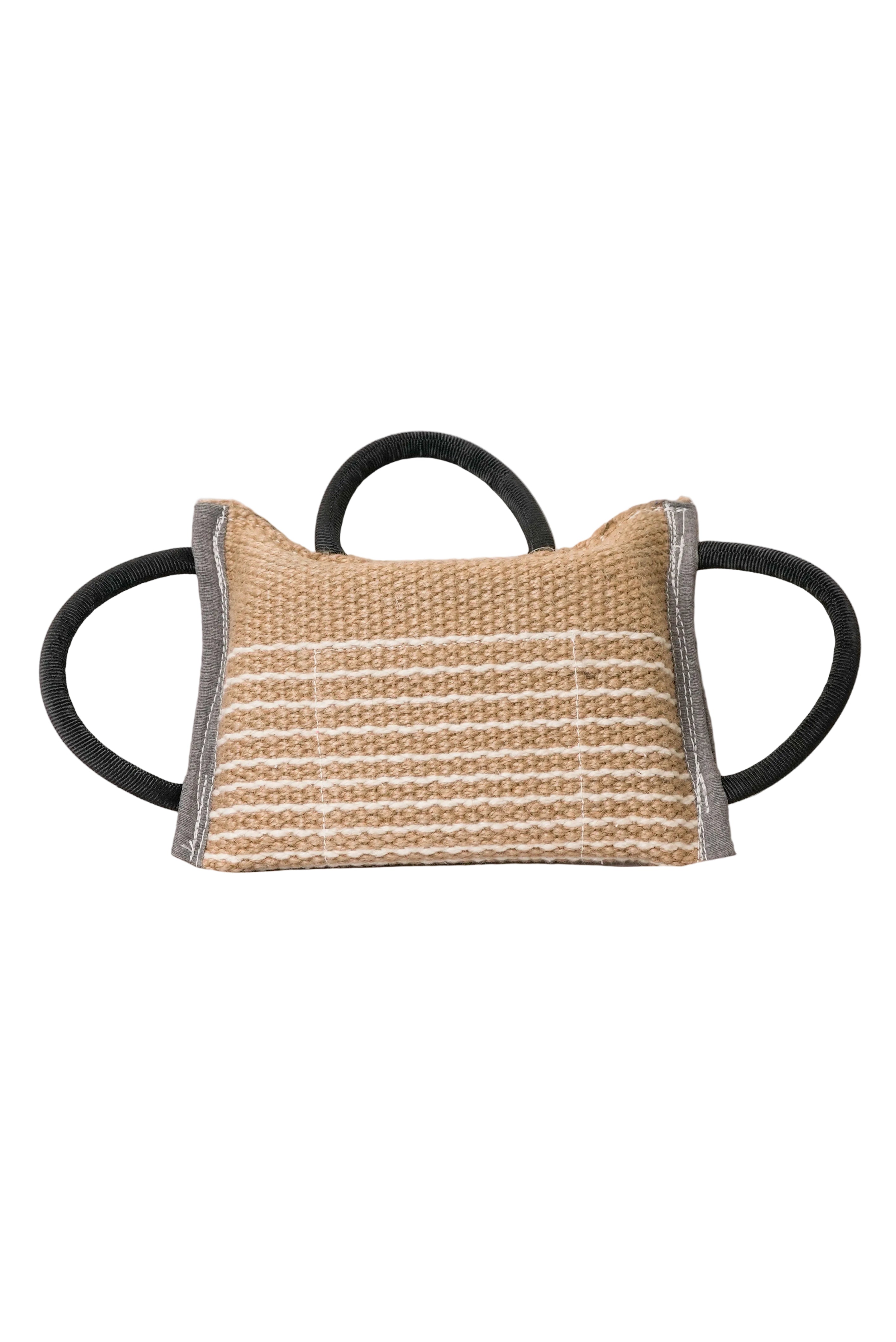Schweikert Jute Bite Pad with 3 Handles front