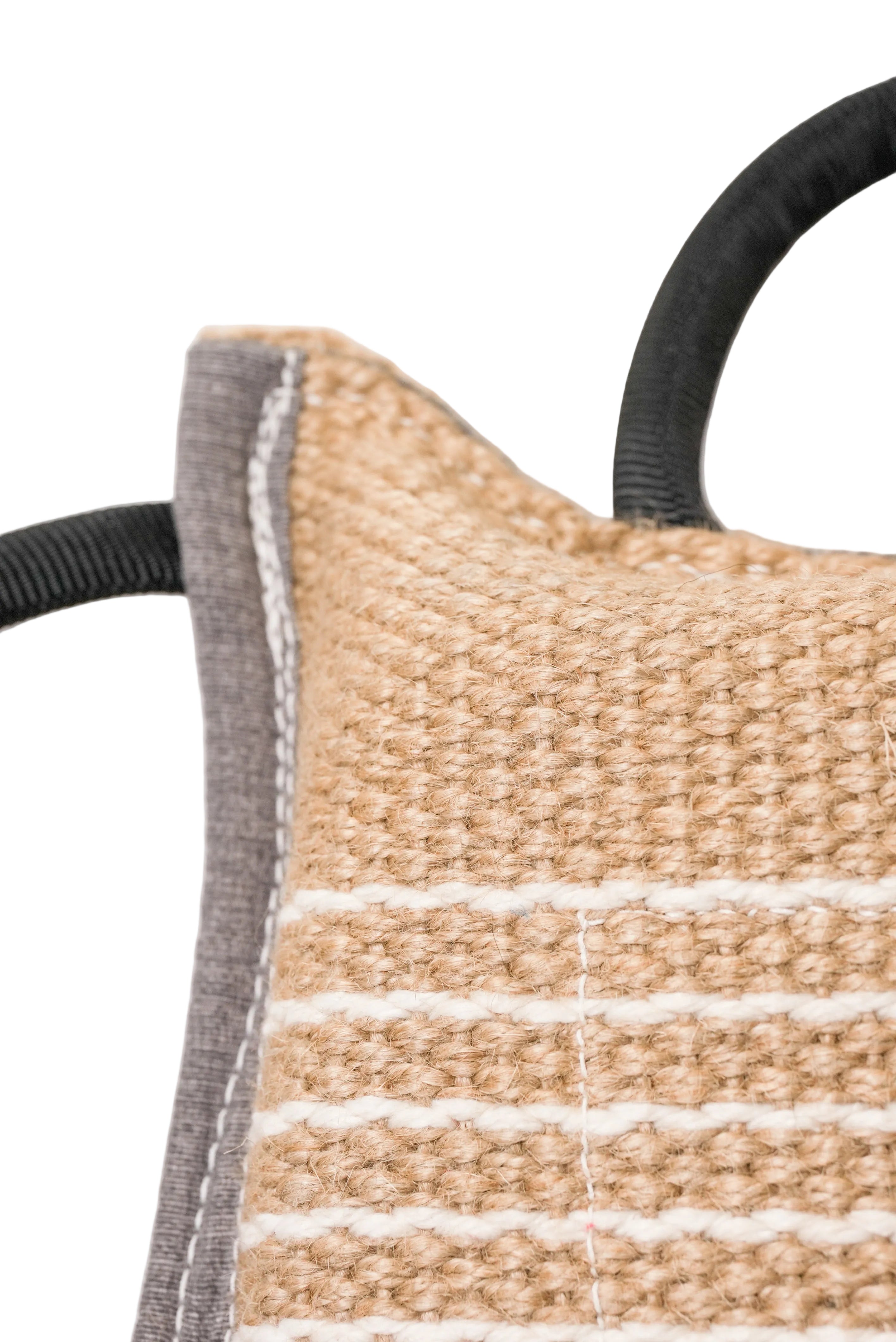 Schweikert Jute Bite Pad with 3 Handles strong stitching