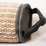 Schweikert Jute Bite Roll with Handles stitching