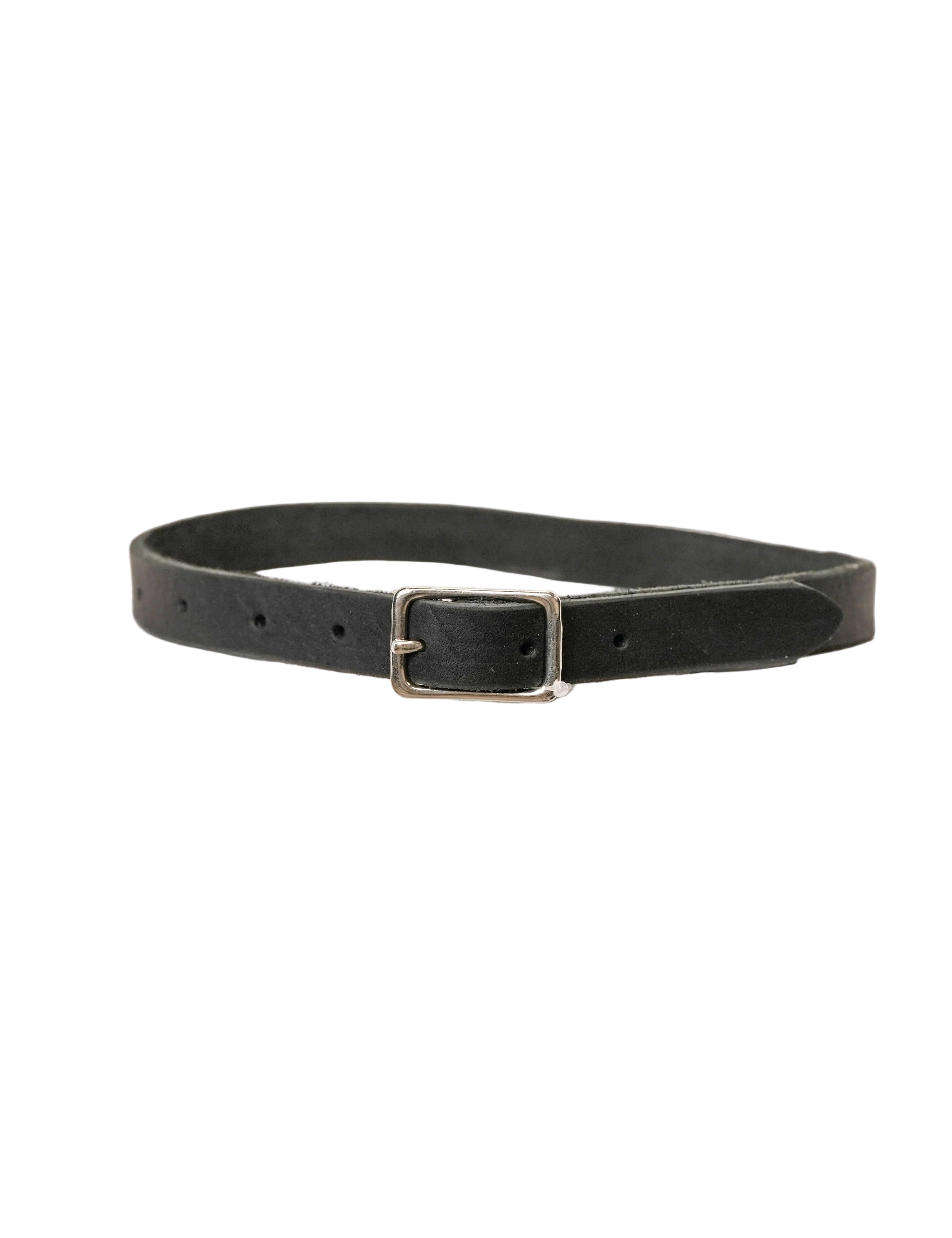 Schweikert Leather Collar for K9 Muzzle Black 20mm front
