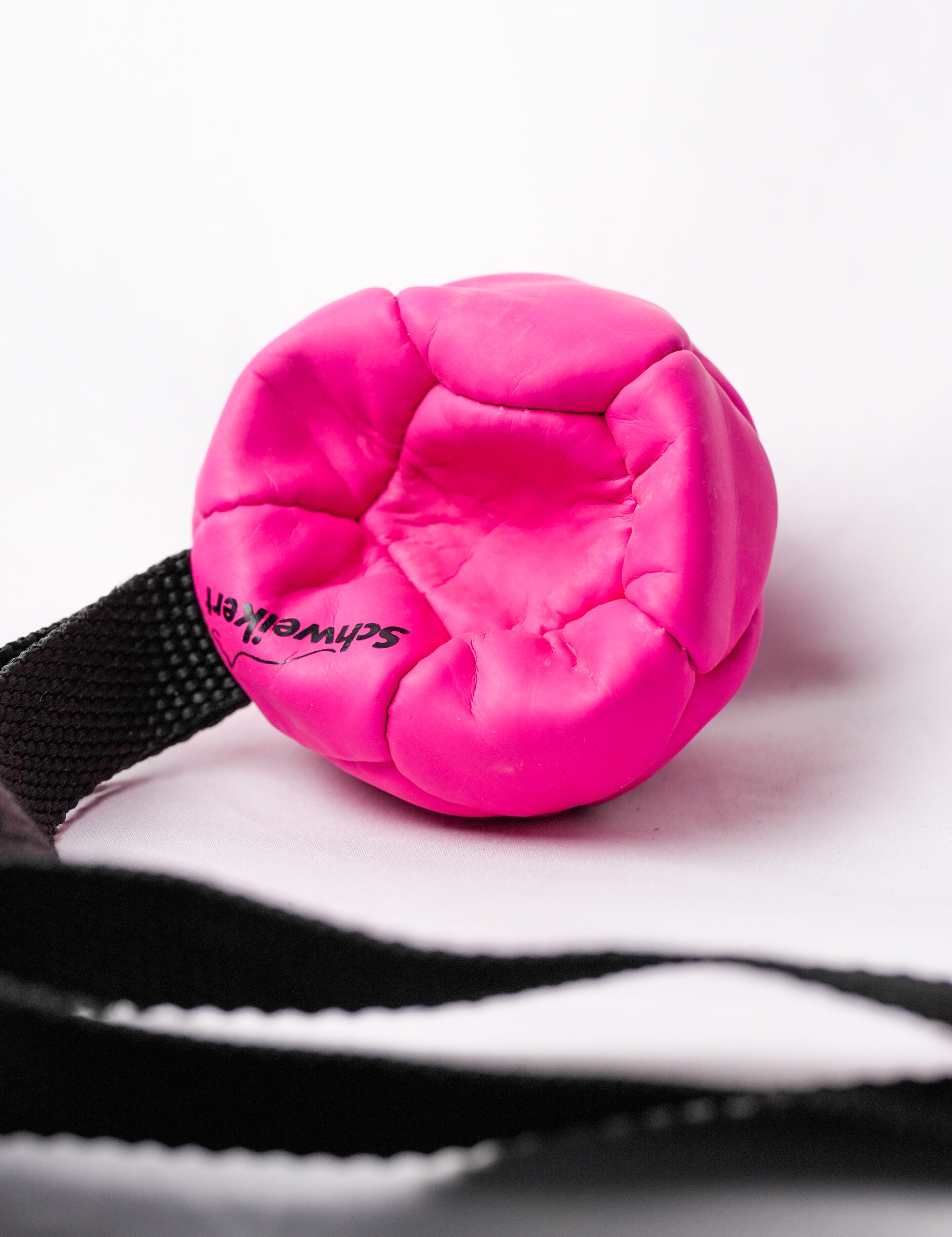 Schweikert Leather Football with Handle - Air-Filled side