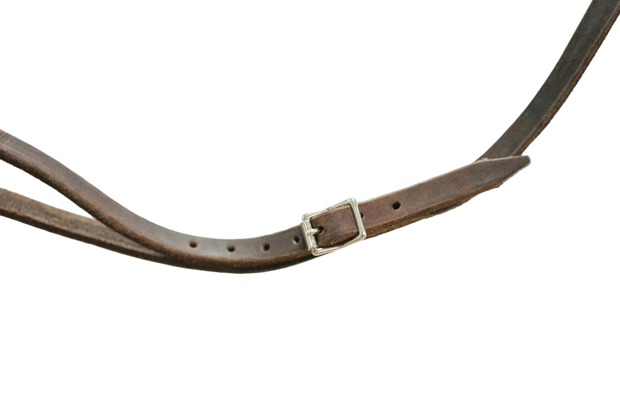 Schweikert Leather Hunting Lead Brown brown clasp