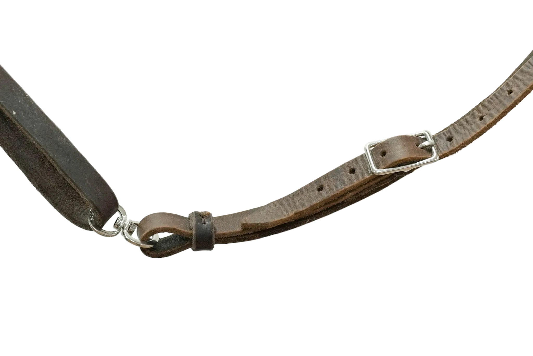 Schweikert Leather Hunting Lead Brown strong build