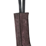 Schweikert Leather Puppy Tug with One Handle 20cm Brown back