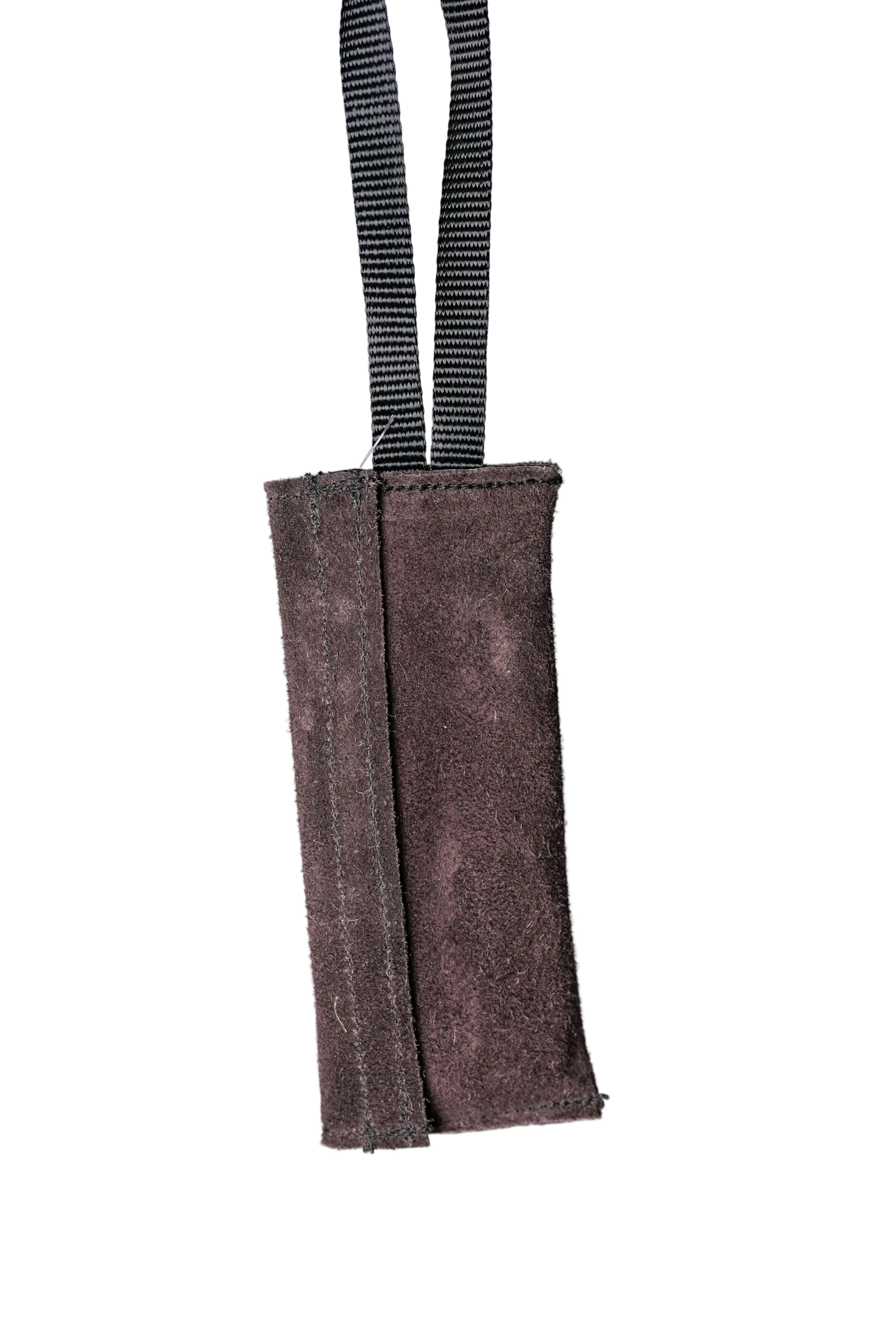 Schweikert Leather Puppy Tug with One Handle 20cm Brown back
