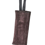Schweikert Leather Puppy Tug with One Handle 20cm Brown main