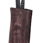 Schweikert Leather Puppy Tug with One Handle 20cm Brown strong stitching