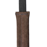 Schweikert Leather Puppy Tug with One Loop Handle Brown rear side