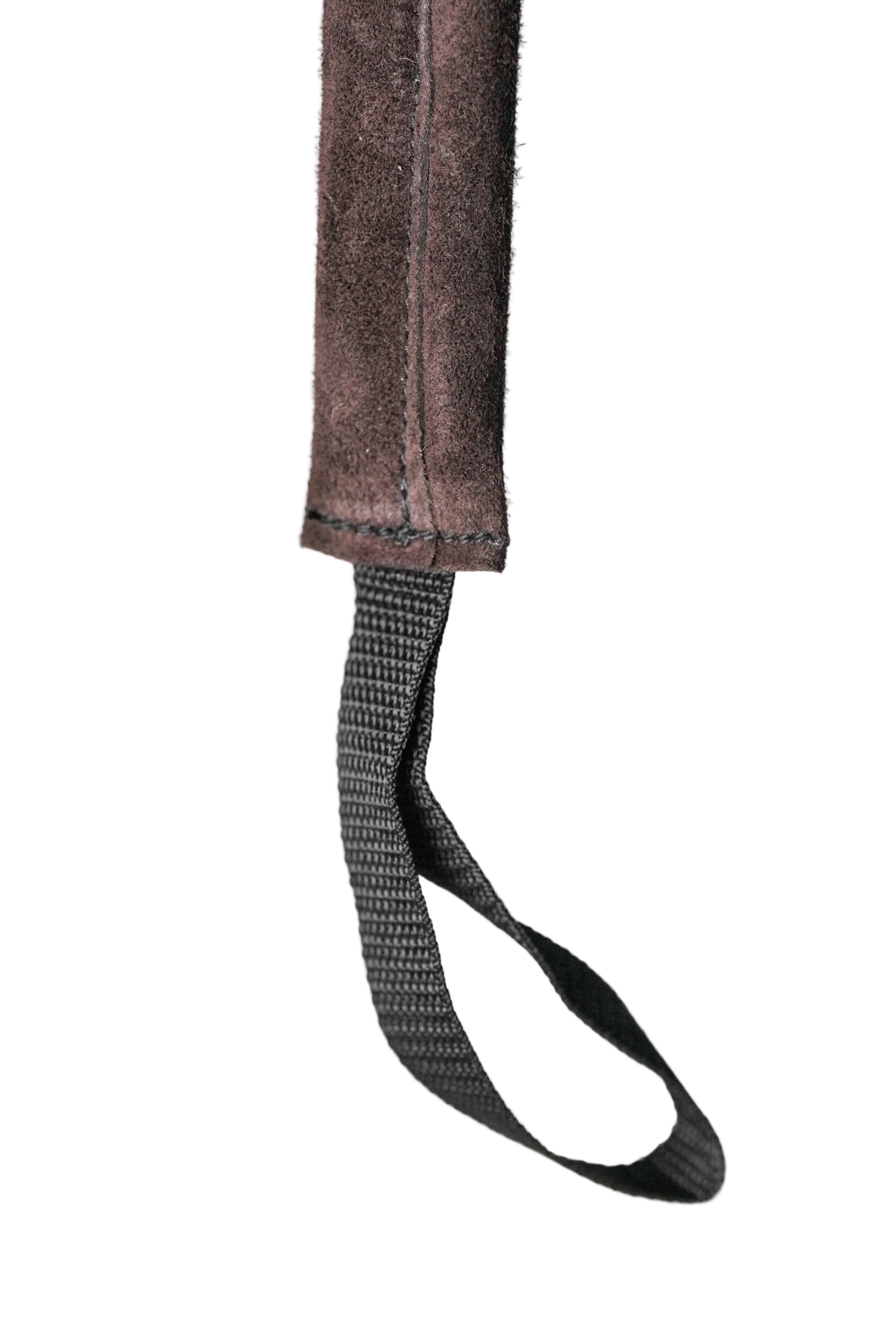 Schweikert Leather Puppy Tug with Two Loop Handles Brown 25cm loops