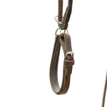 Schweikert Brown Leather Show Lead with Handle brown collar