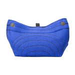 Schweikert Nylcot Bite Pad with 2 Grips blue front