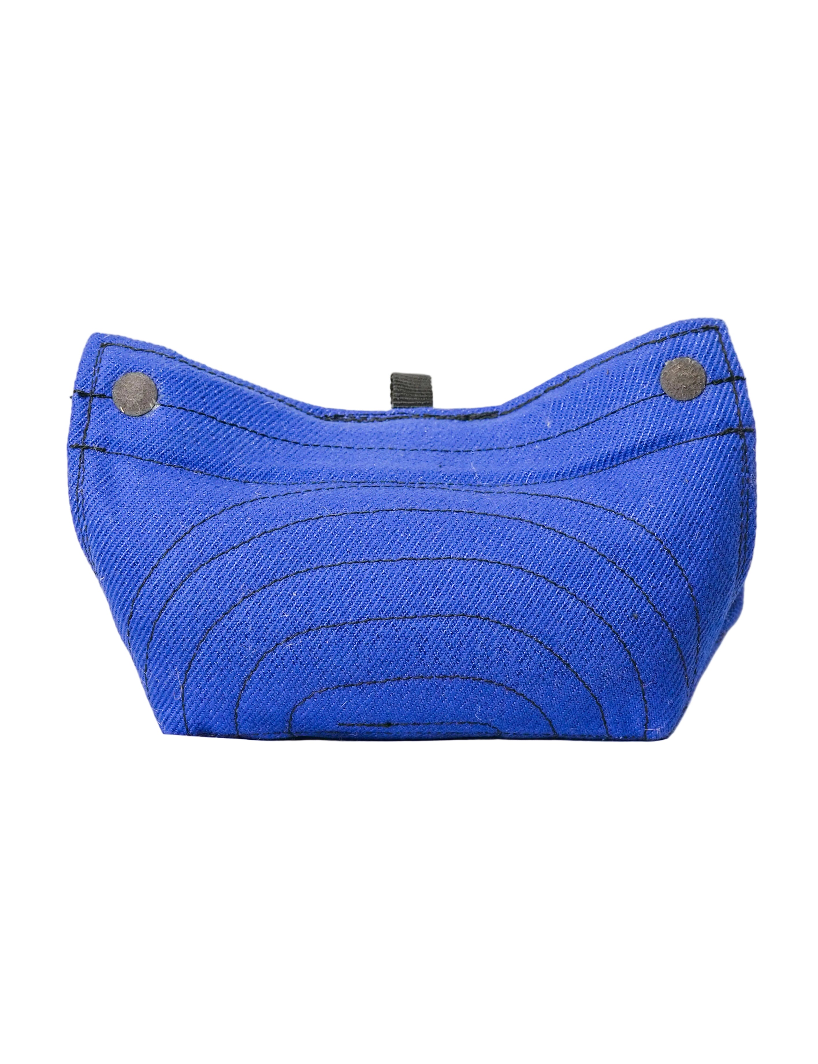 Schweikert Nylcot Bite Pad with 2 Grips blue front