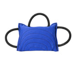 Schweikert Nylcot Bite Pad with 3 Handles Blue main