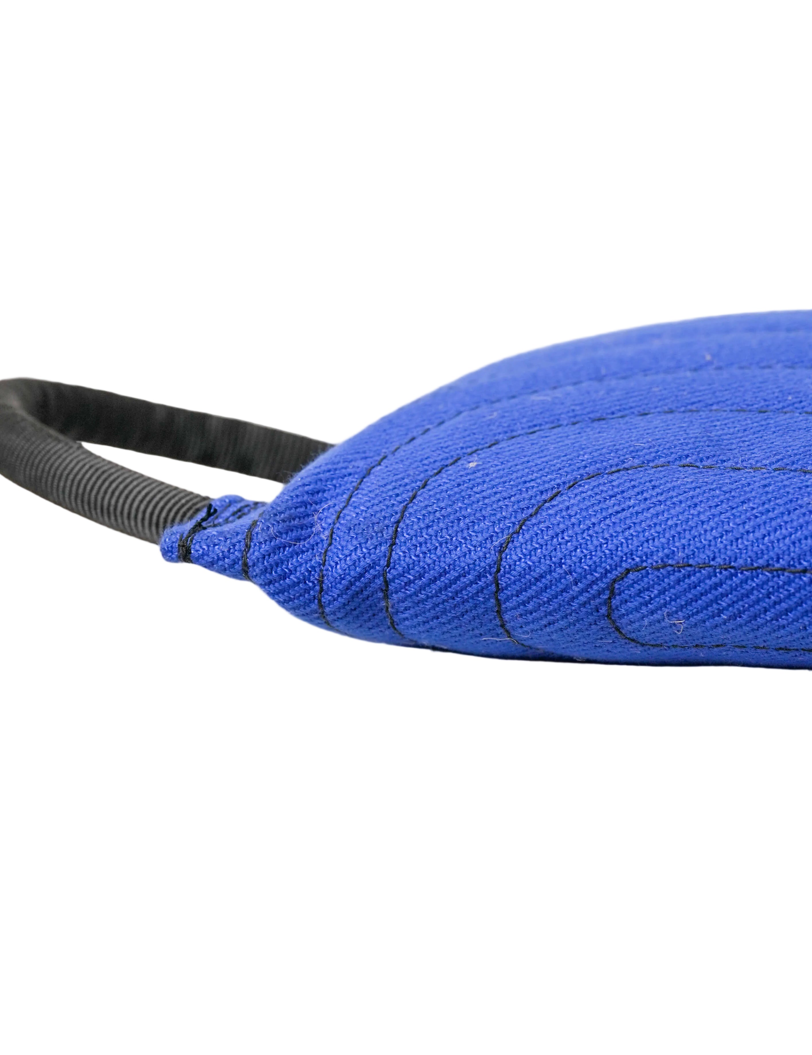 Schweikert Nylcot Bite Pad with 3 Handles Blue stitching