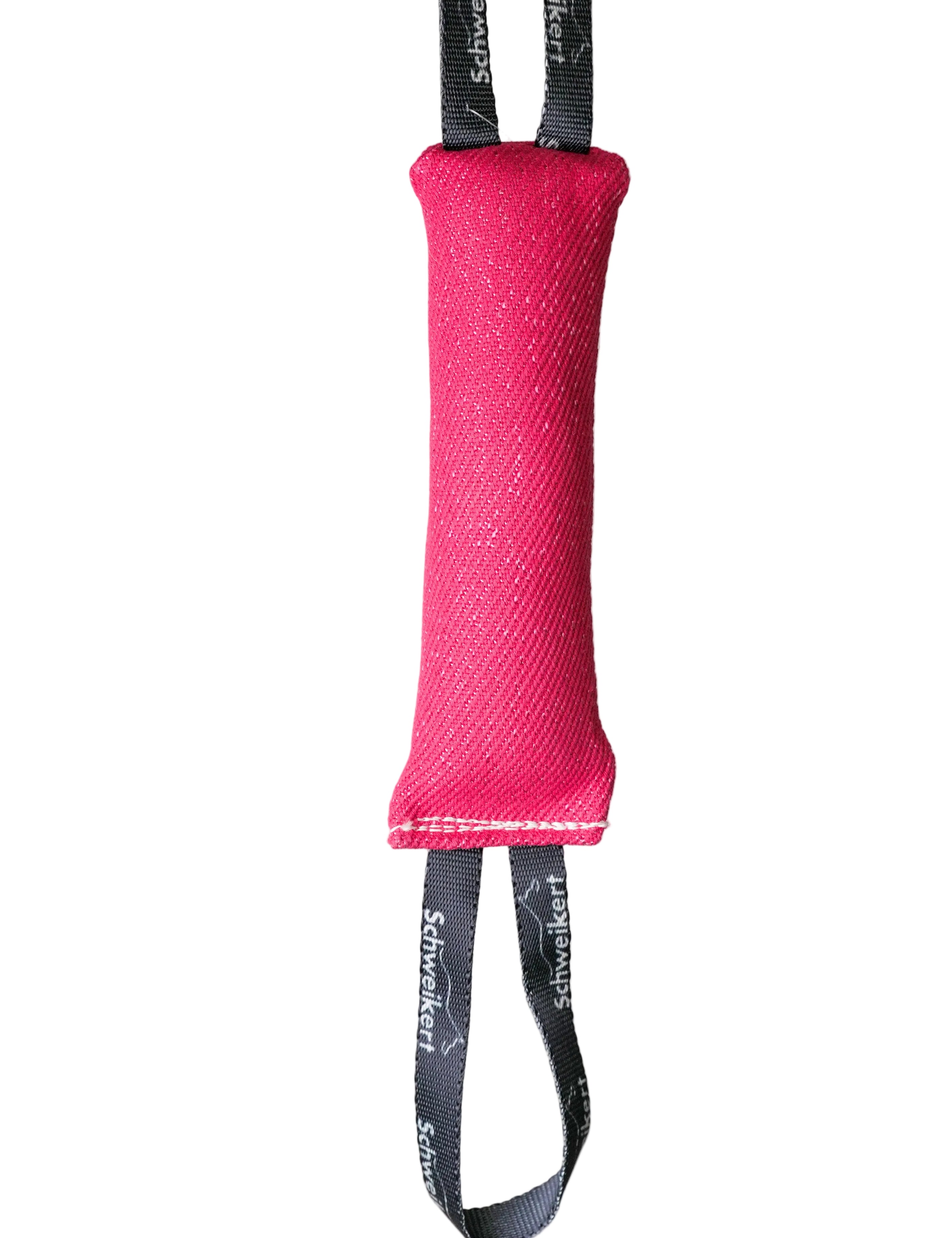 Schweikert Nylcot Puppy Tug with 2 Handles pink front
