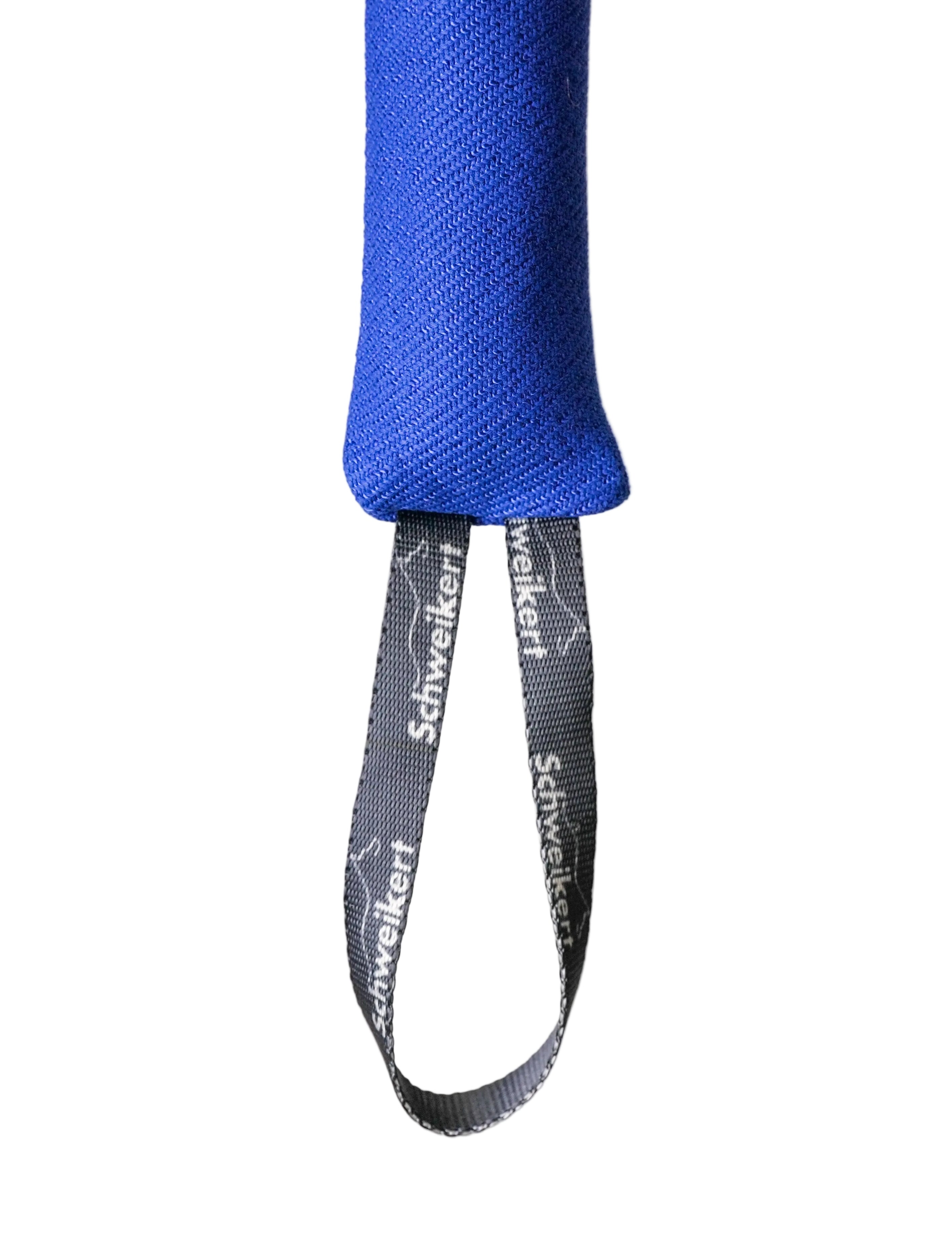 Schweikert Nylcot Puppy Tug with Handle Blue handle