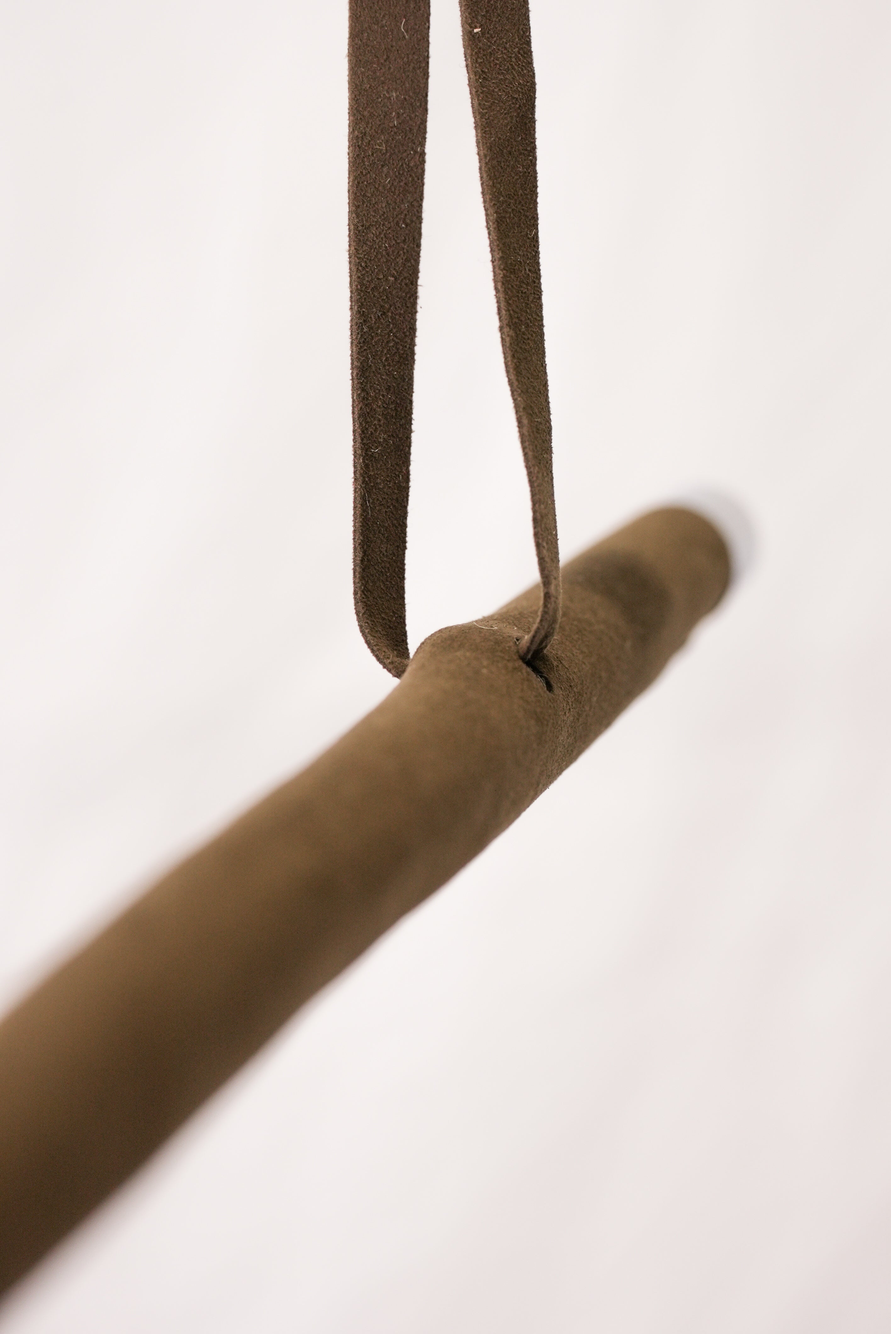 Schweikert Padded Leather Competition Stick brown handle
