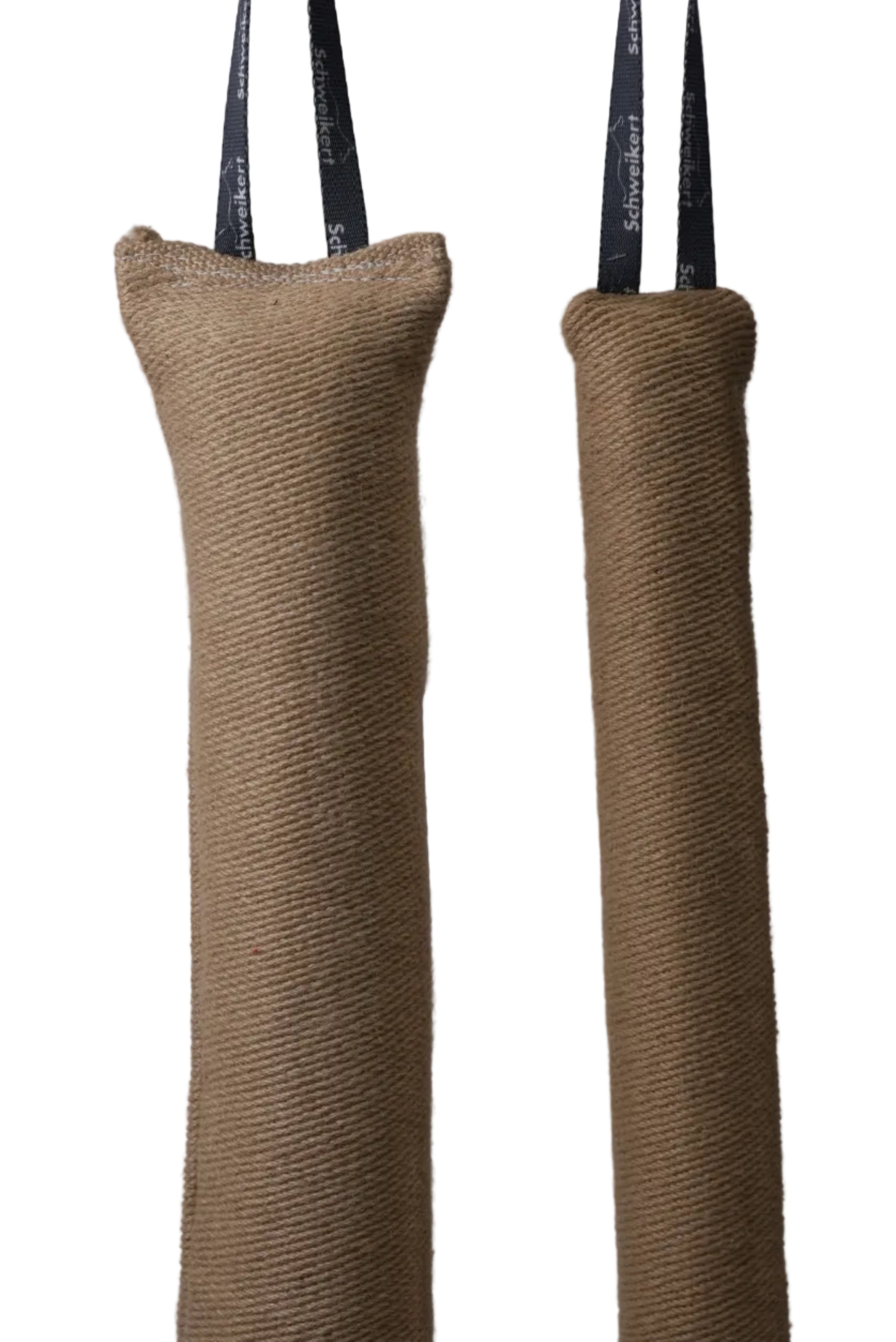 Schweikert Puppy Extra-Thick Jute Tug 60cm with Loop Handle size comparison