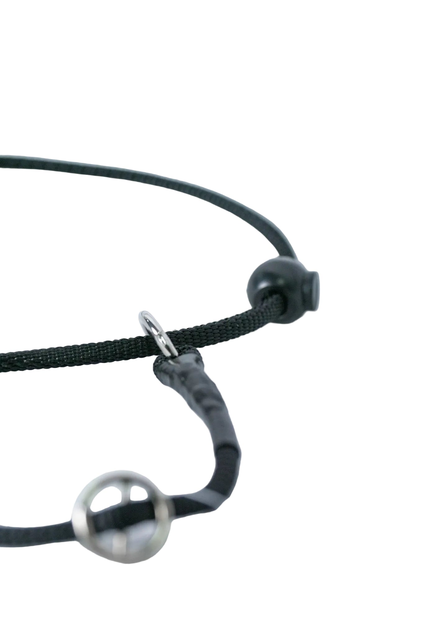 Schweikert Slip Collar (Grot) with Grippy Handle 0.75m Black steel ring