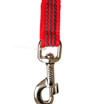 Schweikert Super-Grip Lead Without Loop Handle Red 22 mm stainless steel hook