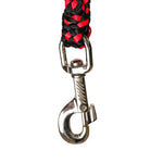 Schweikert Tracking Lead Multi Rope black red stainless steel hook