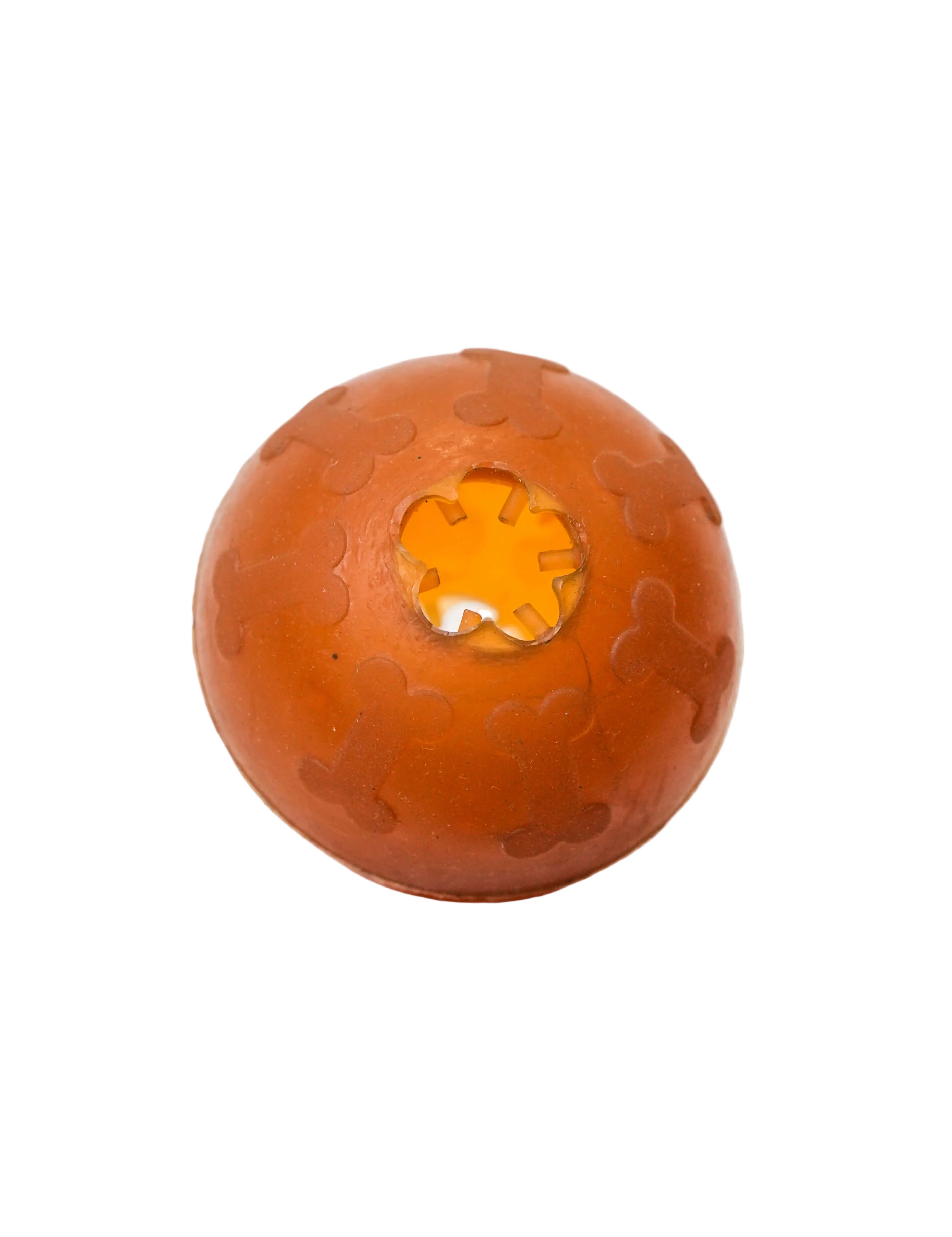 Schweikert Tschukaball Organic Natural Rubber Ball treats dispenser